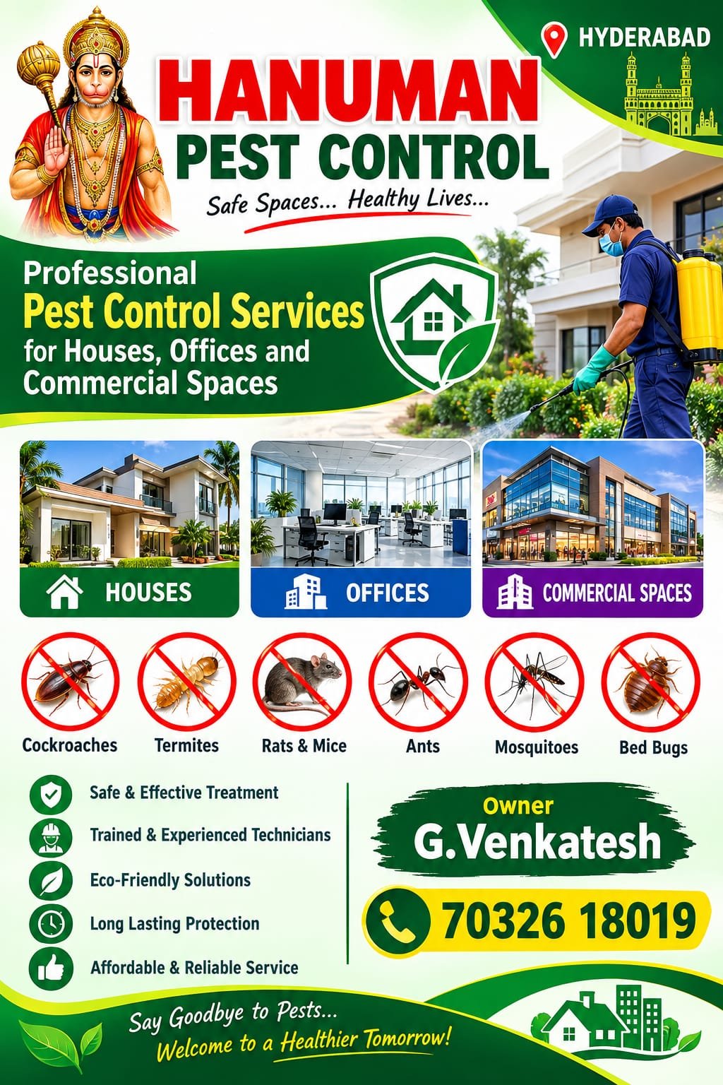 Hanuman Pest Control services